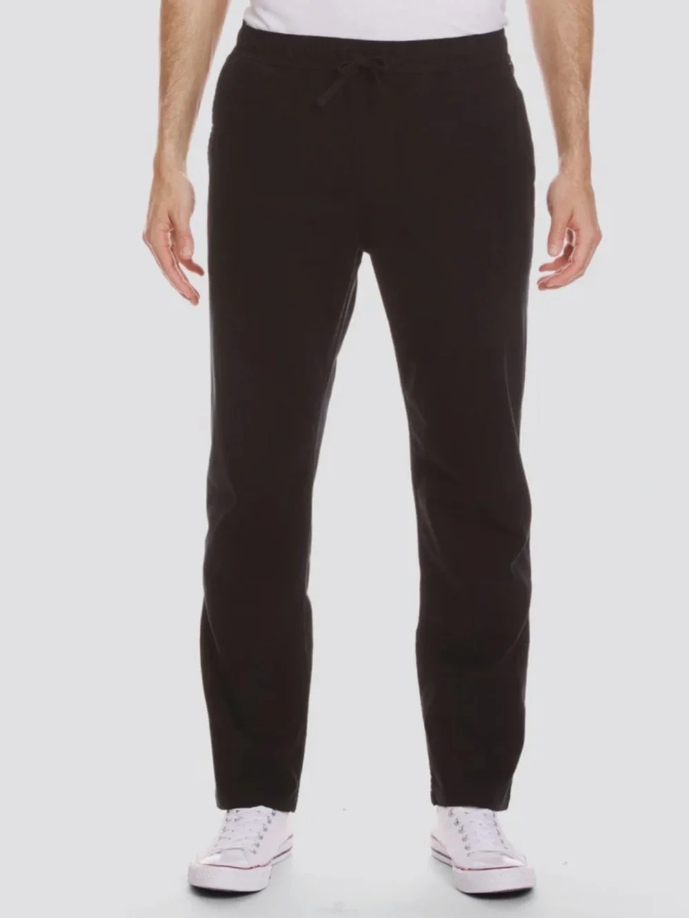 NWT Quiksilver Men’s Sz S Black Elastic Waist Beach Pants; Pckts Fit IPhone 15+
